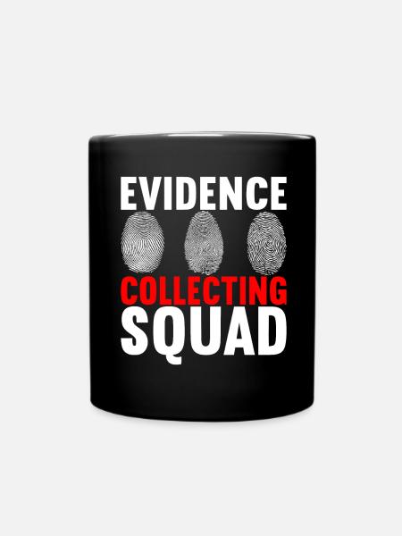 Forensik Forensiker - Tasse einfarbig - Schwarz