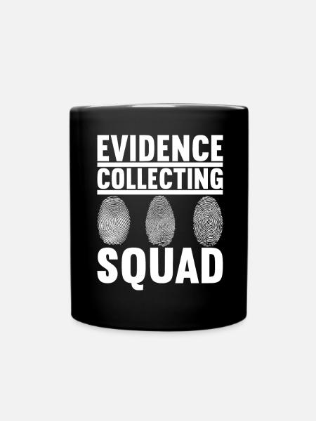 Forensik Forensiker - Tasse einfarbig - Schwarz