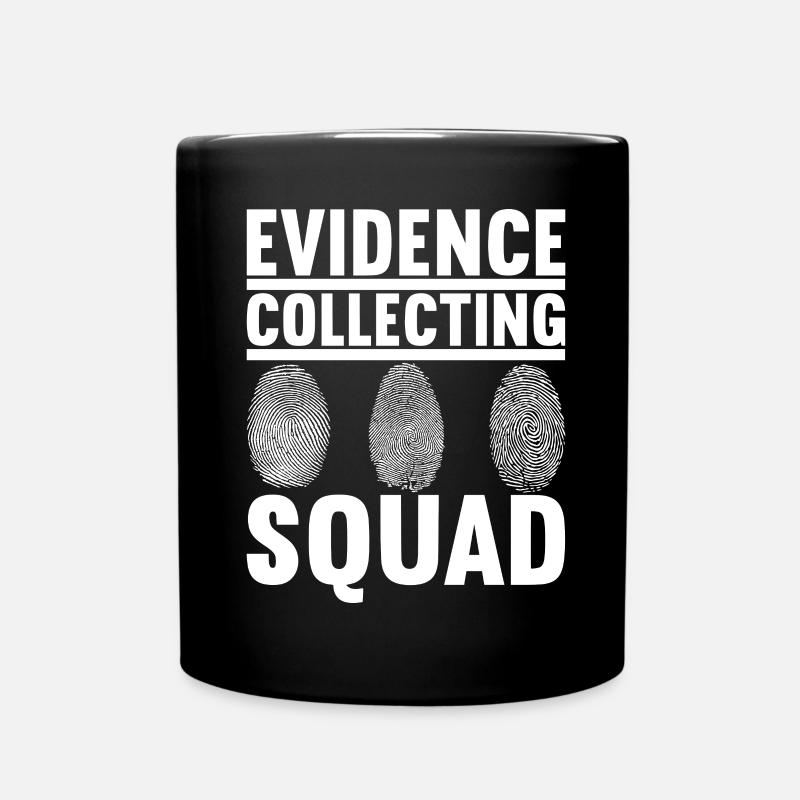 Forensik Forensiker - Tasse einfarbig - Schwarz