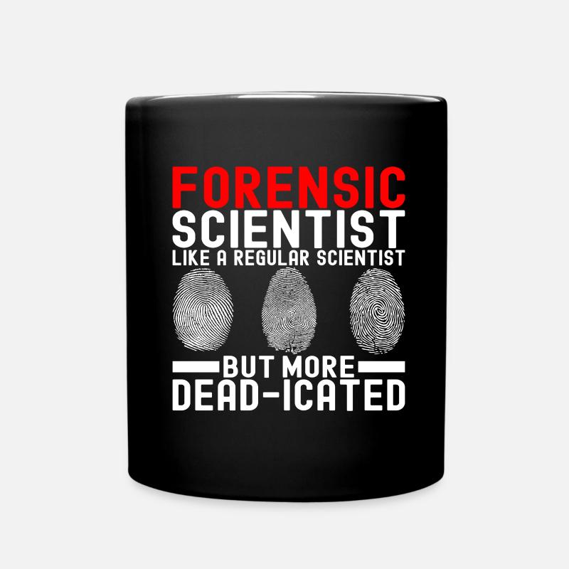 Forensik Forensiker - Tasse einfarbig - Schwarz