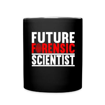 Forensik Forensiker - Tasse einfarbig - Schwarz - Vorne