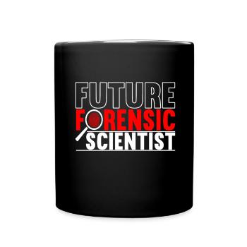 Forensik Forensiker - Tasse einfarbig - Schwarz - Vorne