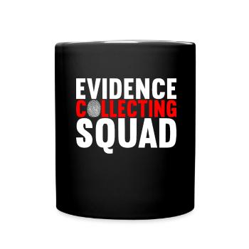 Forensik Forensiker - Tasse einfarbig - Schwarz - Vorne