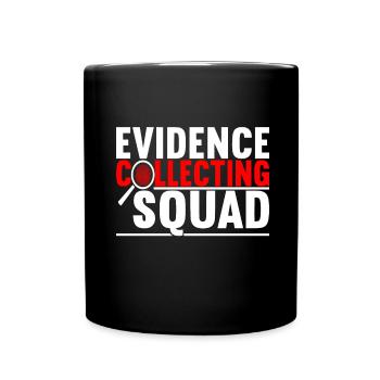 Forensik Forensiker - Tasse einfarbig - Schwarz - Vorne
