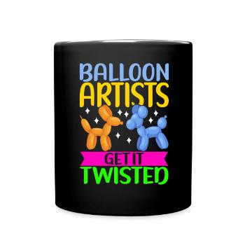 Balloon Animal Balloon Twisting - Full Colour Mug - black - Front