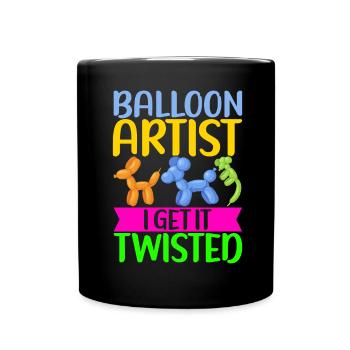Balloon Animal Balloon Twisting - Full Colour Mug - black - Front