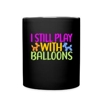 Ballontier Balloon Twisting - Tasse einfarbig - Schwarz - Vorne