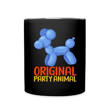 Ballontier Balloon Twisting - Tasse einfarbig - Schwarz - Vorne