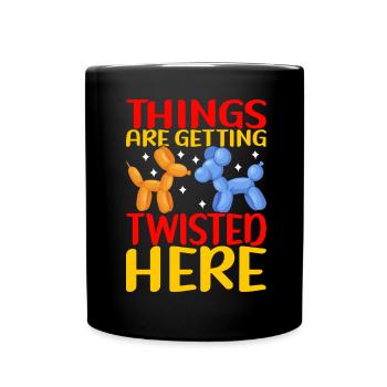 Balloon Animal Balloon Twisting - Full Colour Mug - black - Front