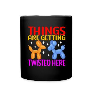 Balloon Animal Balloon Twisting - Full Colour Mug - black - Front