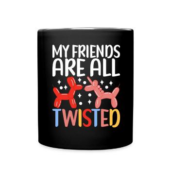 Ballontier Balloon Twisting - Tasse einfarbig - Schwarz - Vorne