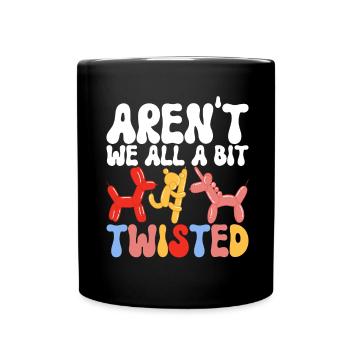 Ballontier Balloon Twisting - Tasse einfarbig - Schwarz - Vorne
