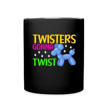 Balloon Animal Balloon Twisting - Full Colour Mug - black - Front