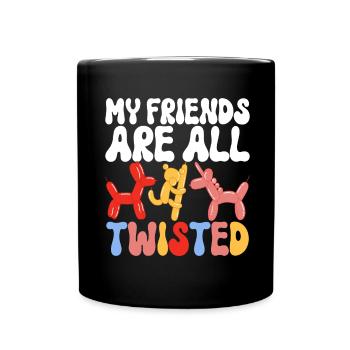 Ballontier Balloon Twisting - Tasse einfarbig - Schwarz - Vorne