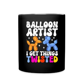 Balloon Animal Balloon Twisting - Full Colour Mug - black - Front
