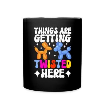 Balloon Animal Balloon Twisting - Full Colour Mug - black - Front