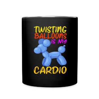 Balloon Animal Balloon Twisting - Full Colour Mug - black - Front