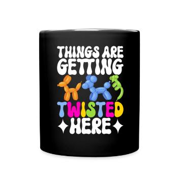 Balloon Animal Balloon Twisting - Full Colour Mug - black - Front