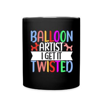 Balloon Animal Balloon Twisting - Full Colour Mug - black - Front