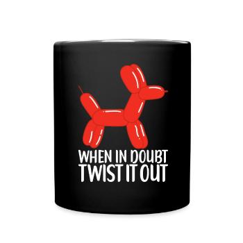 Balloon Animal Balloon Twisting - Full Colour Mug - black - Front