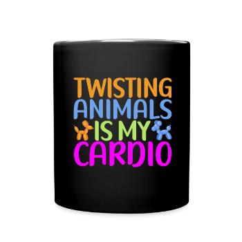 Balloon Animal Balloon Twisting - Full Colour Mug - black - Front