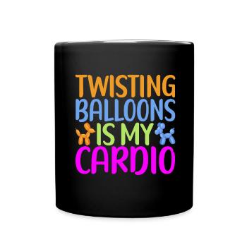 Balloon Animal Balloon Twisting - Full Colour Mug - black - Front