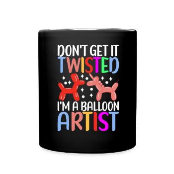 Balloon Animal Balloon Twisting - Full Colour Mug - black - Front