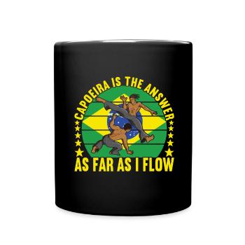 Capoeira Capoeirista - Tasse einfarbig - Schwarz - Vorne