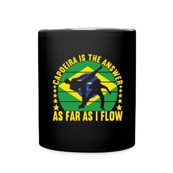 Capoeira Capoeirista - Tasse einfarbig - Schwarz - Vorne