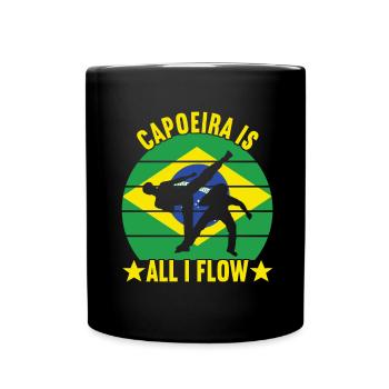 Capoeira Capoeirista - Tasse einfarbig - Schwarz - Vorne