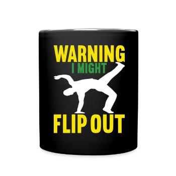 Capoeira Capoeirista - Tasse einfarbig - Schwarz - Vorne