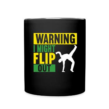 Capoeira Capoeirista - Tasse einfarbig - Schwarz - Vorne