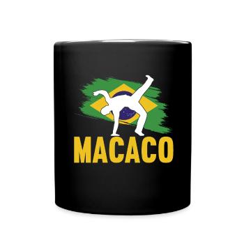 Capoeira Capoeirista - Tasse einfarbig - Schwarz - Vorne