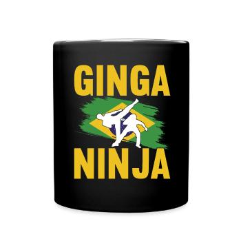 Capoeira Capoeirista - Tasse einfarbig - Schwarz - Vorne