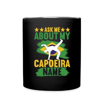 Capoeira Capoeirista - Tasse einfarbig - Schwarz - Vorne