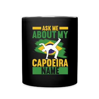 Capoeira Capoeirista - Tasse einfarbig - Schwarz - Vorne