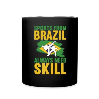 Capoeira Capoeirista - Tasse einfarbig - Schwarz - Vorne