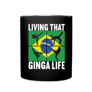 Capoeira Capoeirista - Full Colour Mug - black - Front