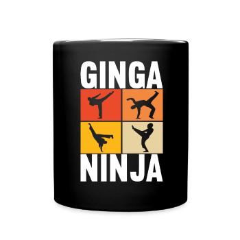 Capoeira Capoeirista - Tasse einfarbig - Schwarz - Vorne