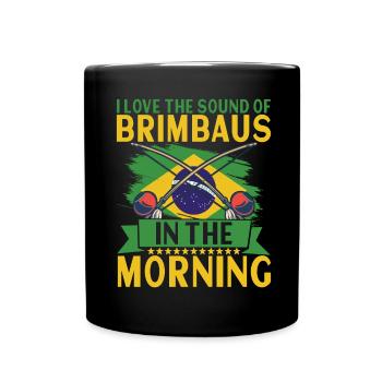 Capoeira Capoeirista - Tasse einfarbig - Schwarz - Vorne