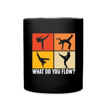 Capoeira Capoeirista - Tasse einfarbig - Schwarz - Vorne