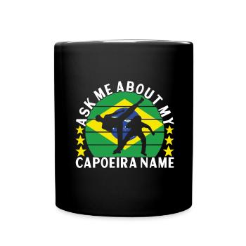 Capoeira Capoeirista - Tasse einfarbig - Schwarz - Vorne