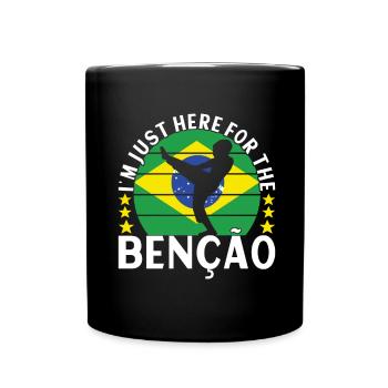 Capoeira Capoeirista - Tasse einfarbig - Schwarz - Vorne