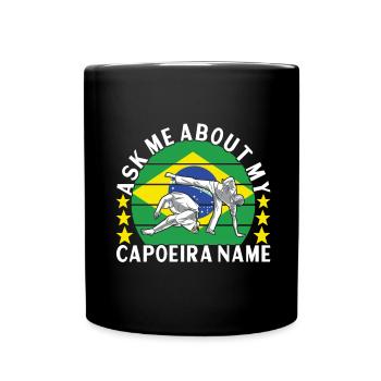 Capoeira Capoeirista - Tasse einfarbig - Schwarz - Vorne