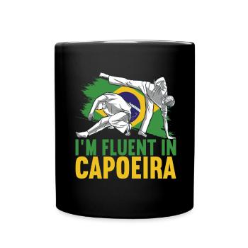 Capoeira Capoeirista - Tasse einfarbig - Schwarz - Vorne