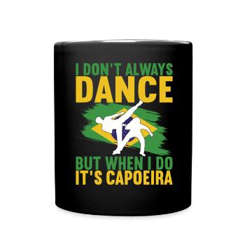 Capoeira Capoeirista - Tasse einfarbig - Schwarz - Vorne