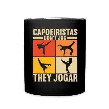 Capoeira Capoeirista - Tasse einfarbig - Schwarz - Vorne