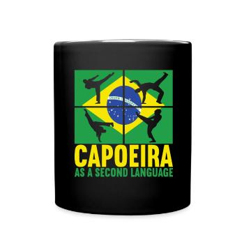 Capoeira Capoeirista - Tasse einfarbig - Schwarz - Vorne