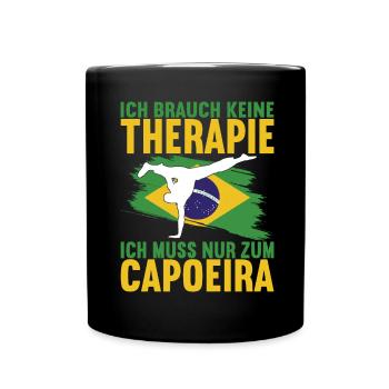 Capoeira Capoeirista - Tasse einfarbig - Schwarz - Vorne