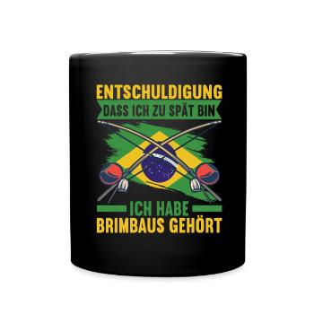 Capoeira Capoeirista - Tasse einfarbig - Schwarz - Vorne